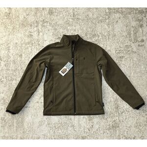 Free Country Softshell Jacket Water Resistant Lightweight Full Zip Small